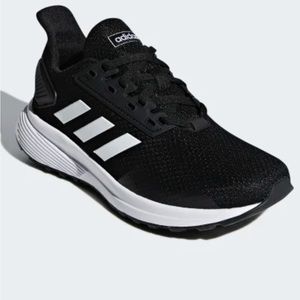 NEW Adidas Duramo 9 Boys Sneakers- Black, Size 5 1/2